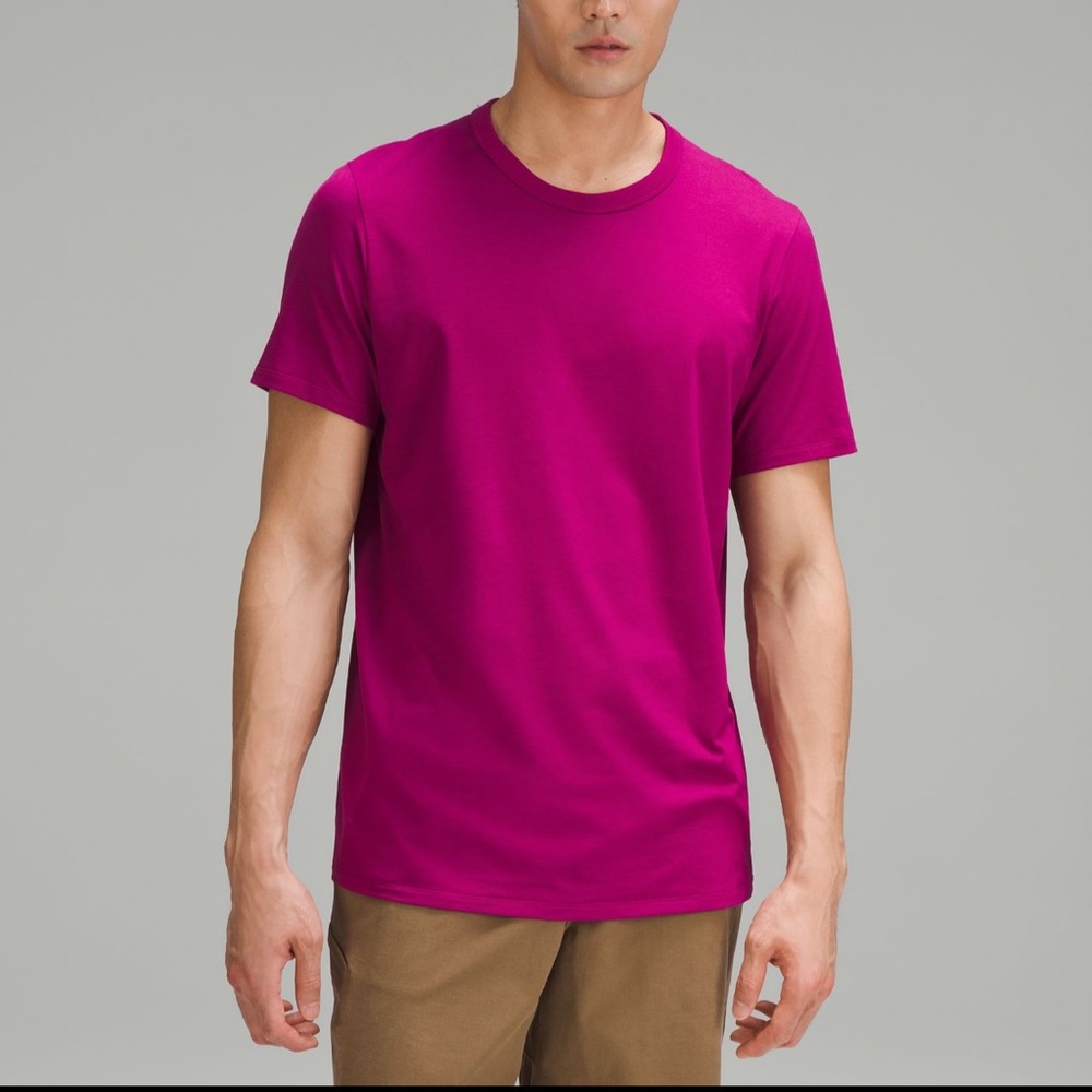 New Men’s Lululemon Fundamental T Magenta Purple XL